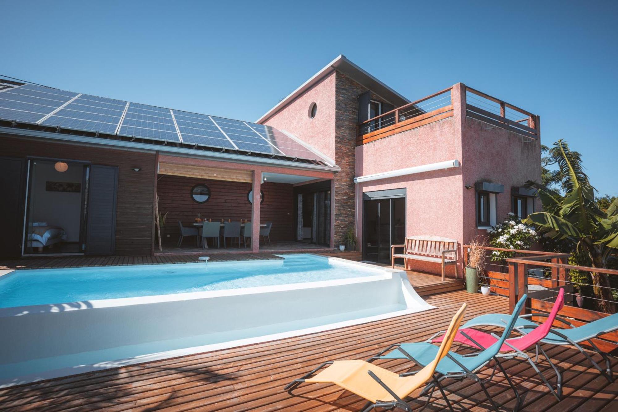 Villa Sunset St Leu, Avec Sa Vue Plongeante Sur La Mer แซ็งต์-เลอ ภายนอก รูปภาพ