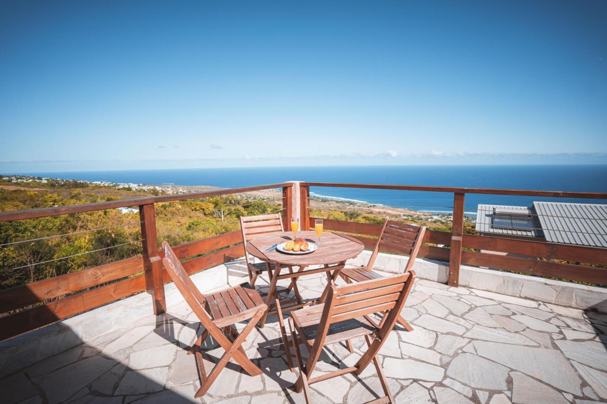 Villa Sunset St Leu, Avec Sa Vue Plongeante Sur La Mer แซ็งต์-เลอ ภายนอก รูปภาพ